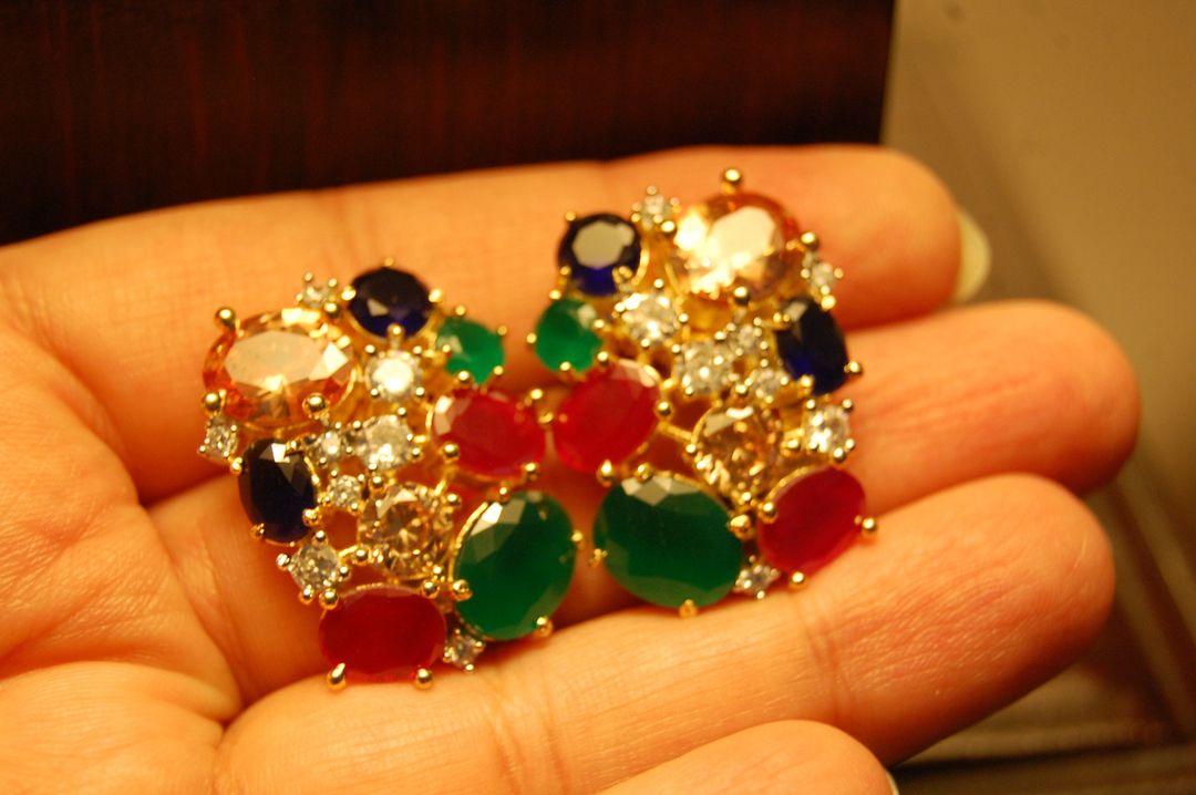 MULTI JEWELLED EARRINGS