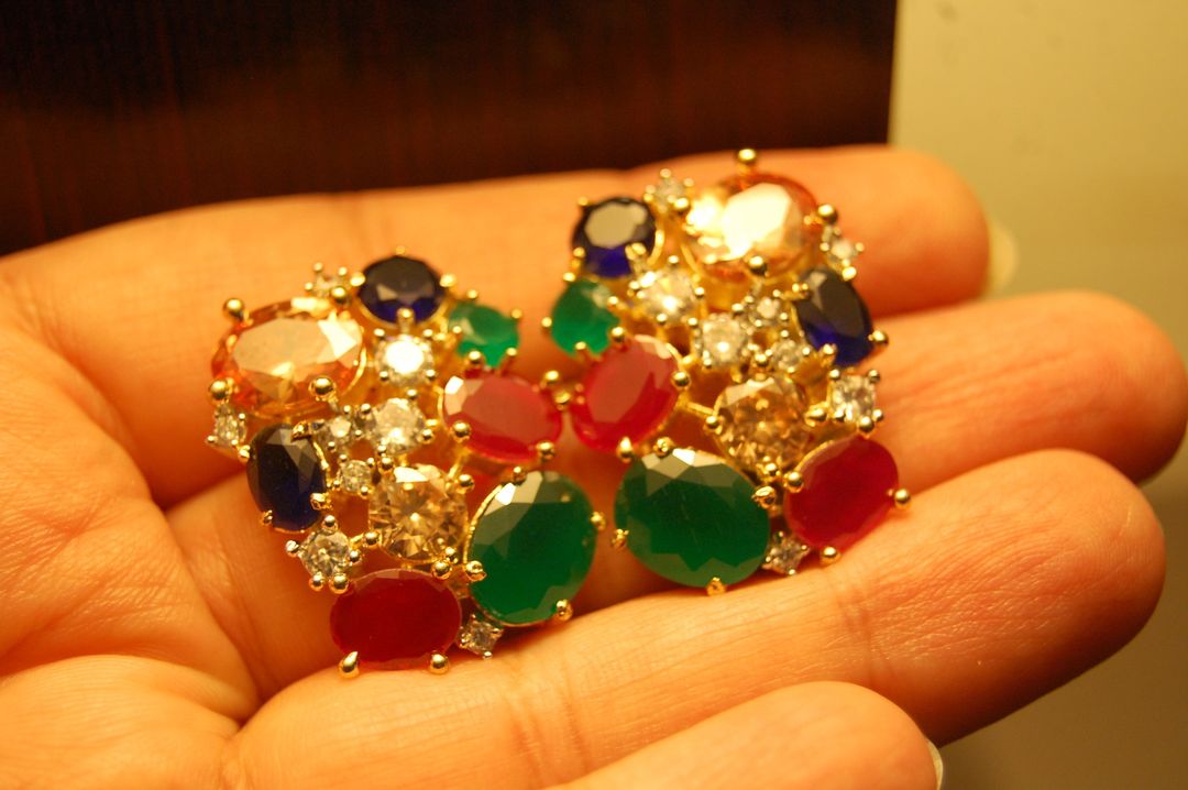 MULTI JEWELLED EARRINGS