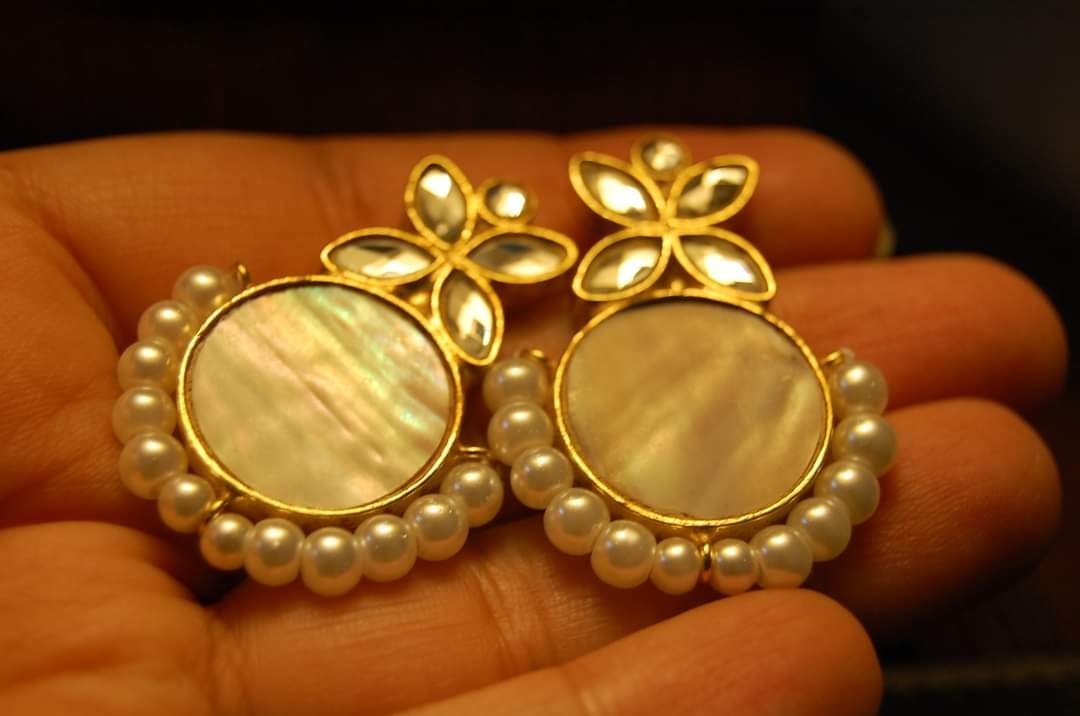 KUNDAN & STONE EARRINGS