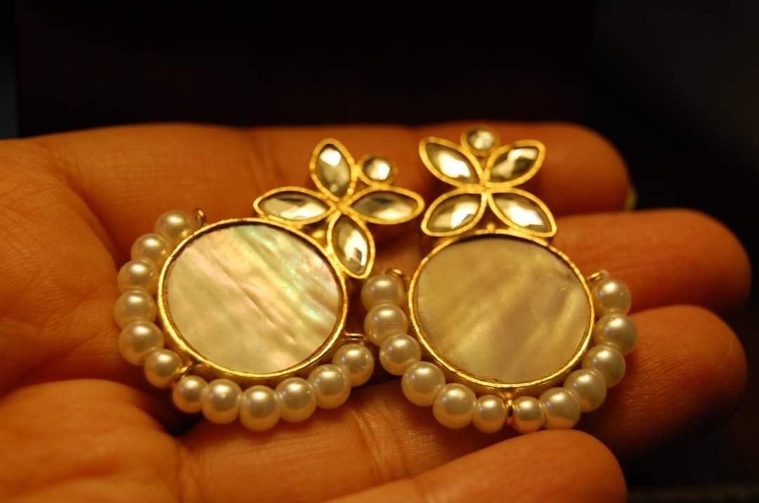 KUNDAN & STONE EARRINGS
