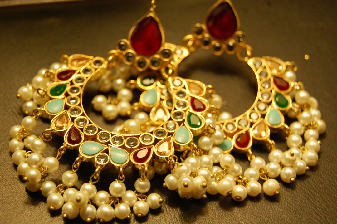 MULTI STONE & KUNDAN CHAAND BALAS