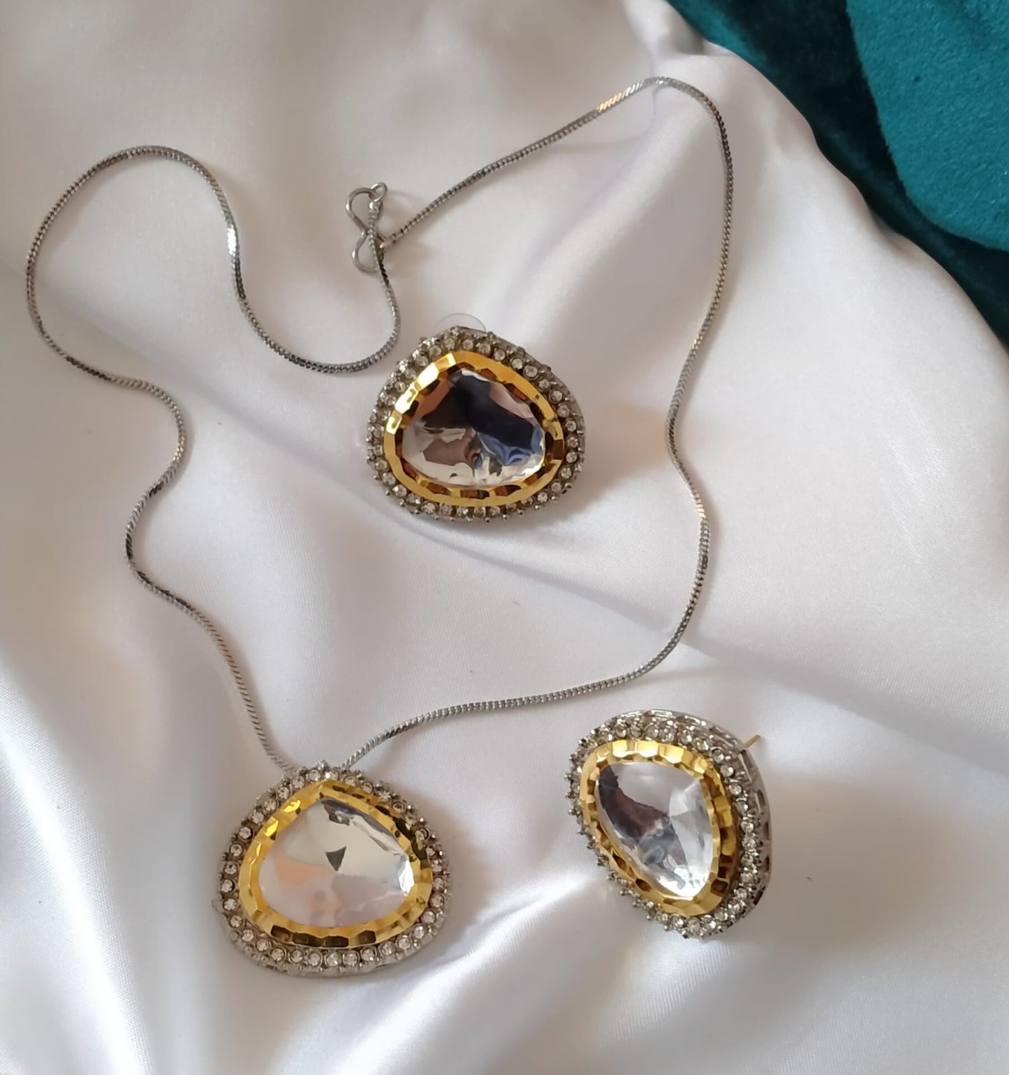 KUNDAN PENDANT SET
