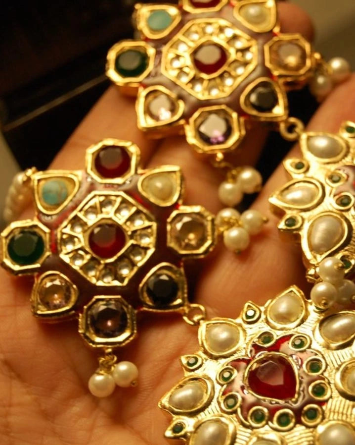MULTI STONE EARRINGS