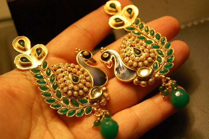 PEACOCK EARRINGS
