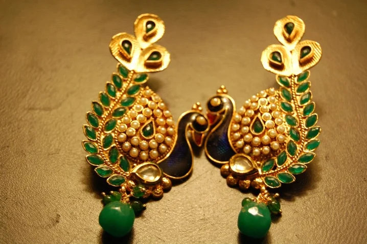 PEACOCK EARRINGS