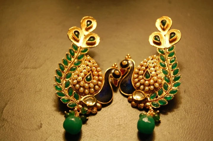 PEACOCK EARRINGS
