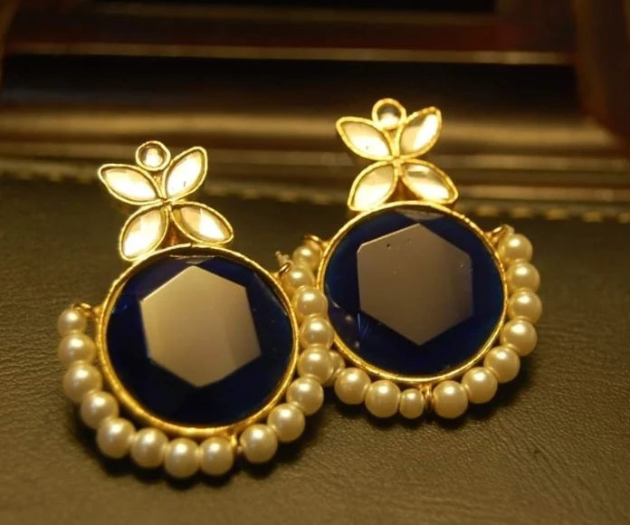 KUNDAN & STONE EARRINGS