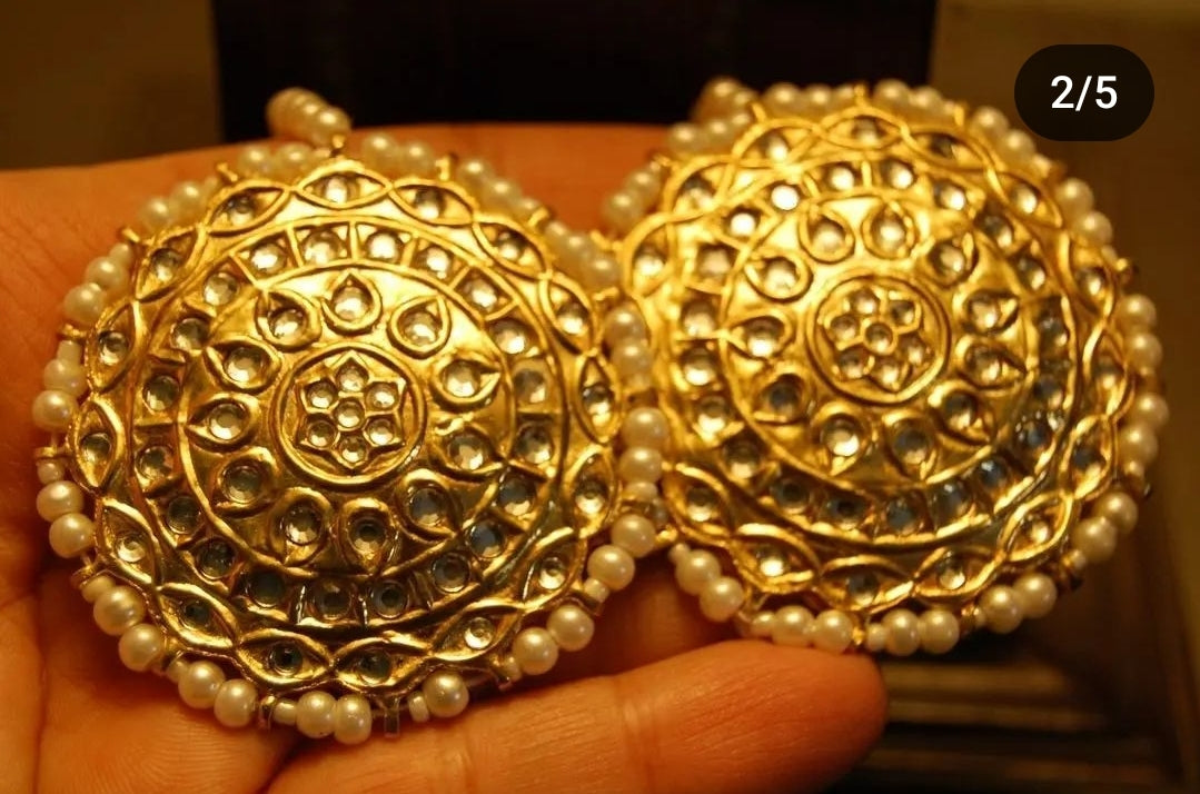 KUNDAN & PEARL EARRINGS