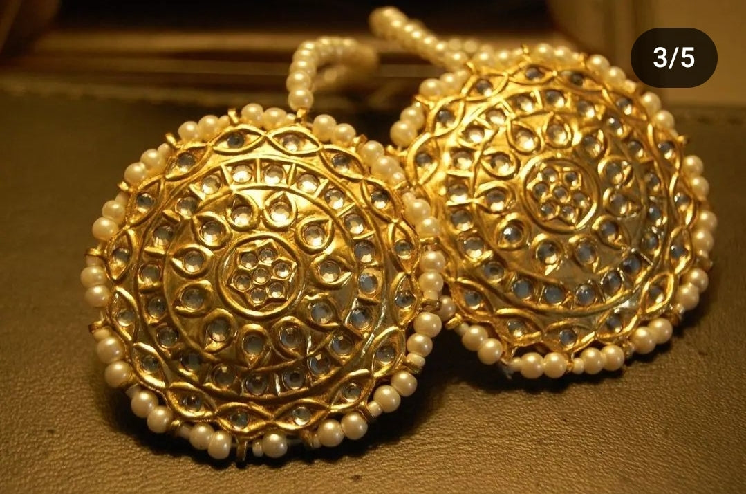 KUNDAN & PEARL EARRINGS