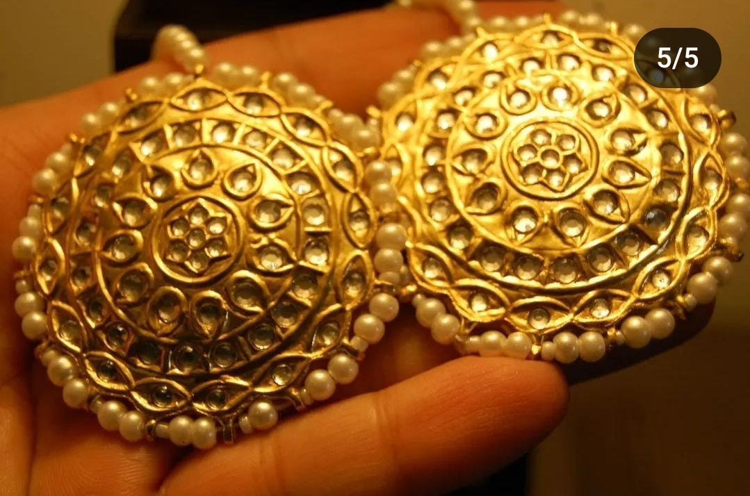 KUNDAN & PEARL EARRINGS