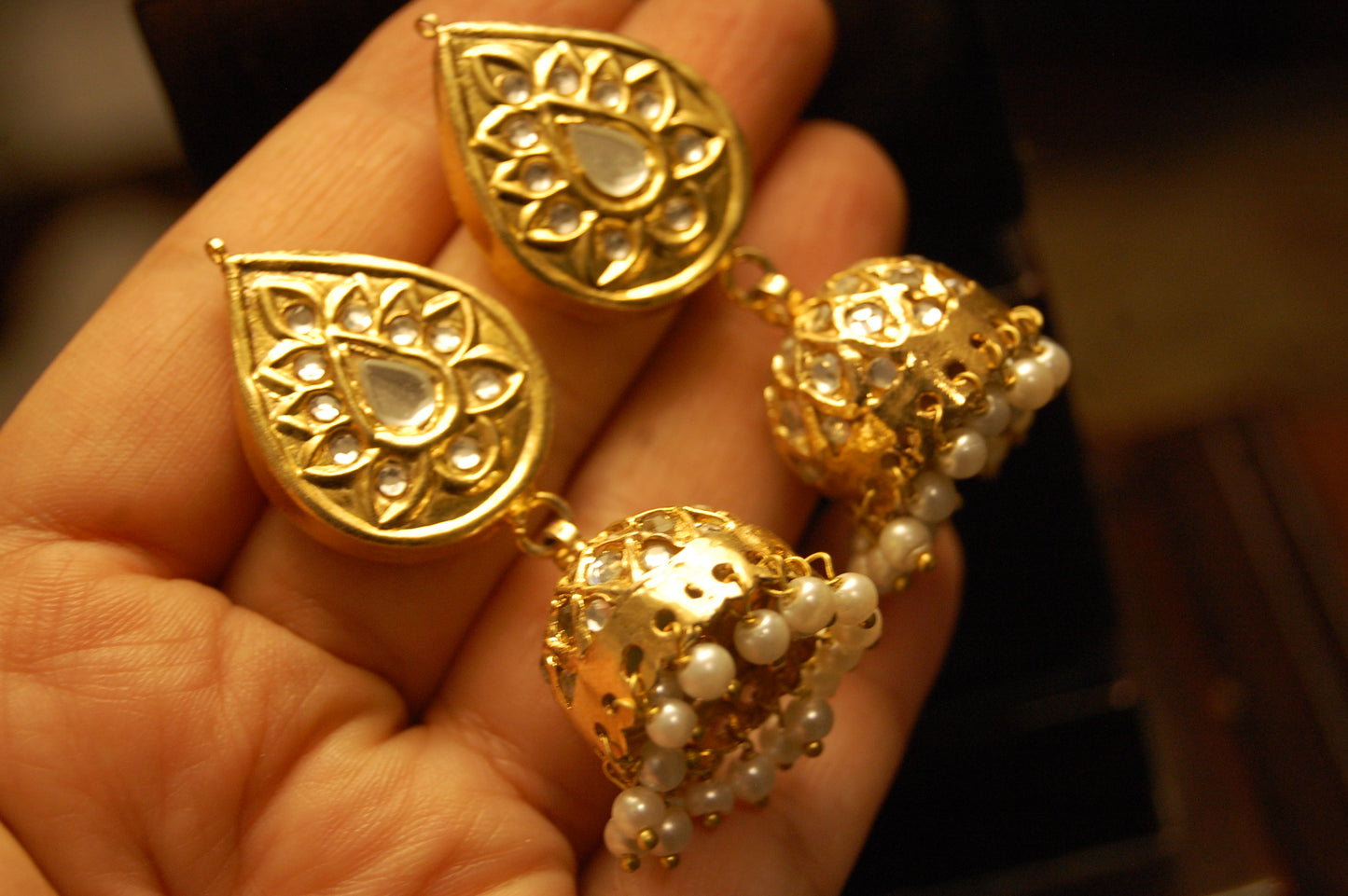 KUNDAN JHUMKAS
