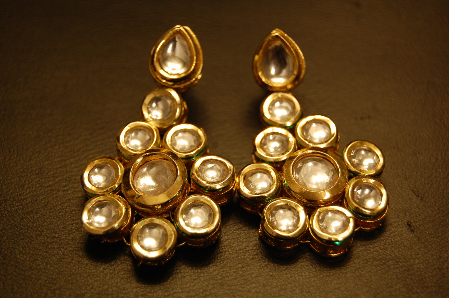 KUNDAN FLORAL EARRINGS