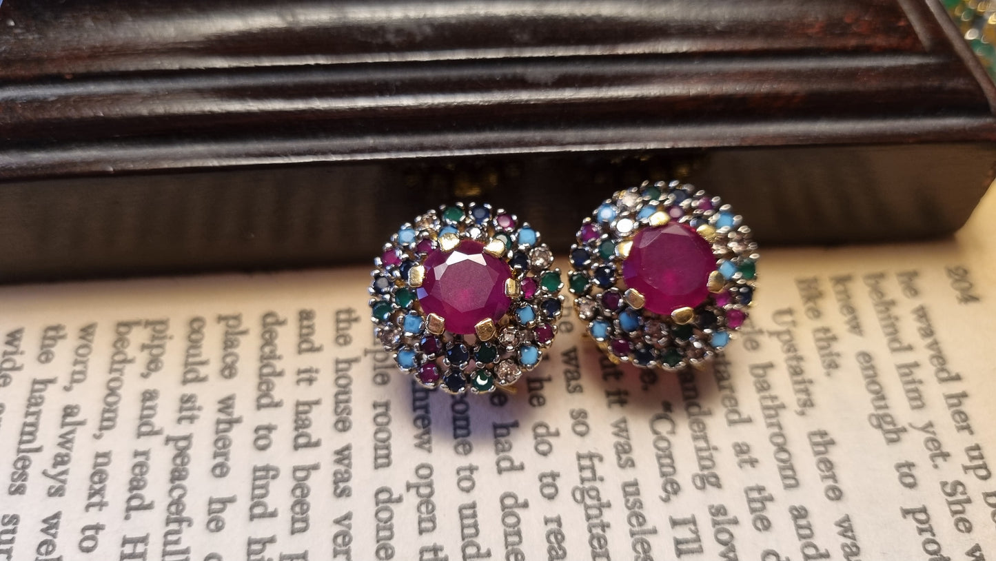RED MULTI EARRINGS