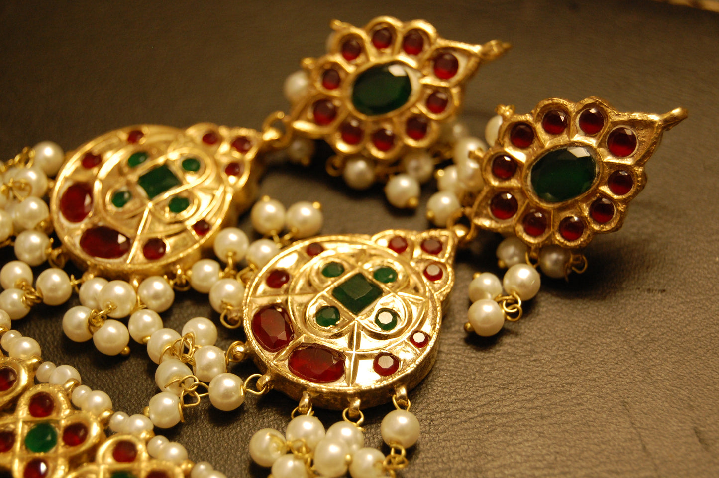 HEADBAND MATHAPATTI & EARRINGS SET