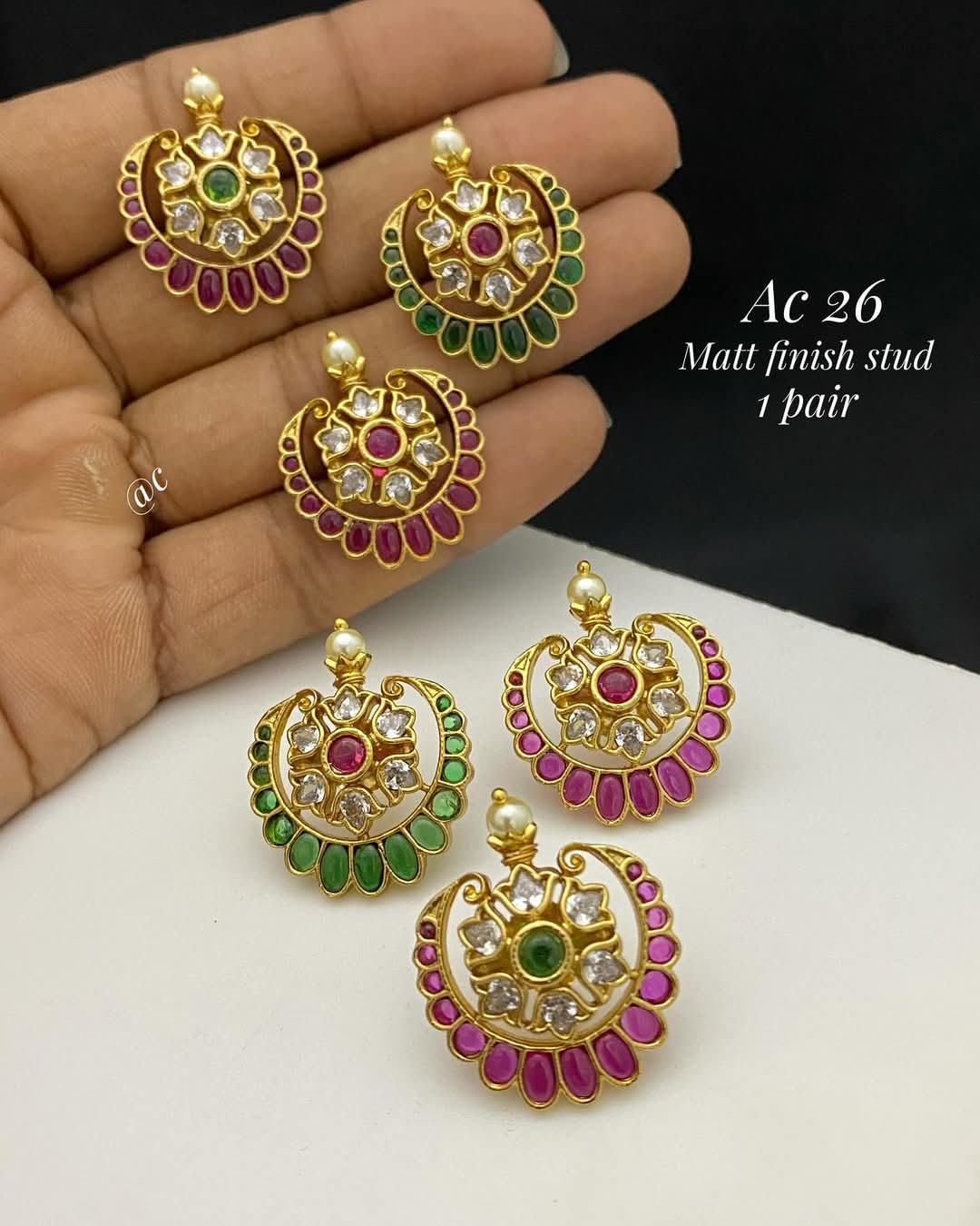 RED & GREEN EARRINGS