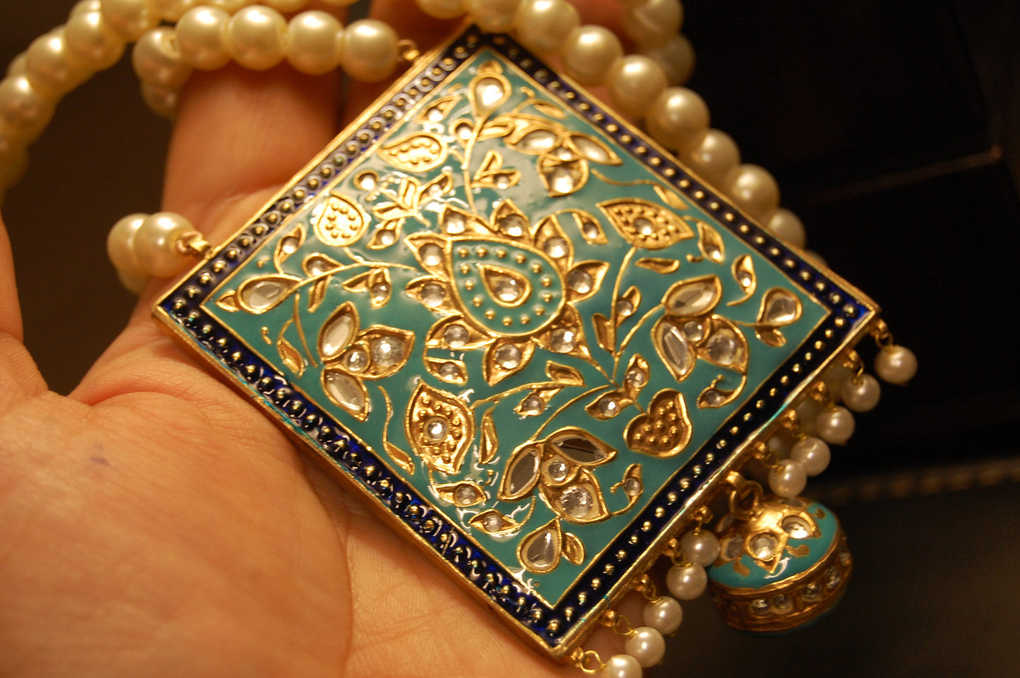 KUNDAN & FEROZY MEENA MALA SET