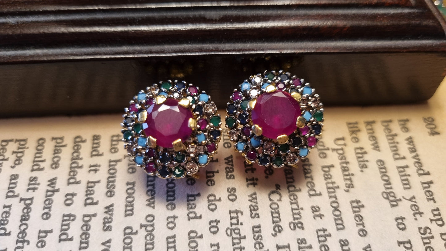 RED MULTI EARRINGS