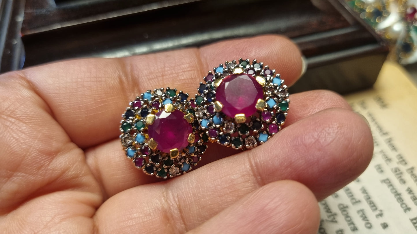 RED MULTI EARRINGS