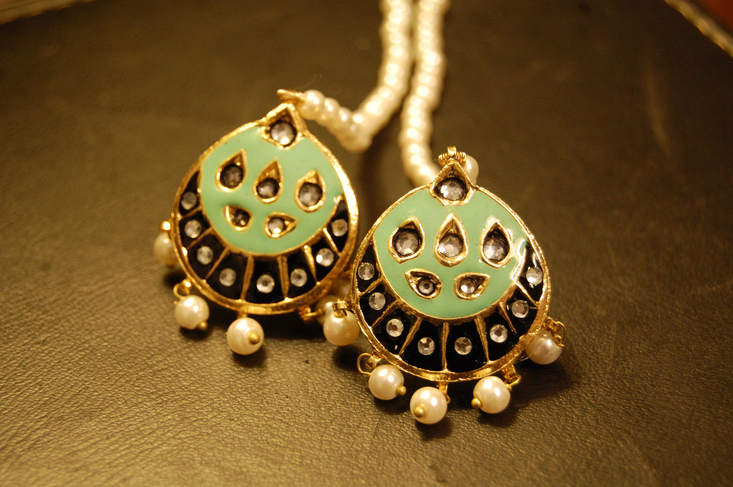 FEROZY MEENA & KUNDAN EARRINGS