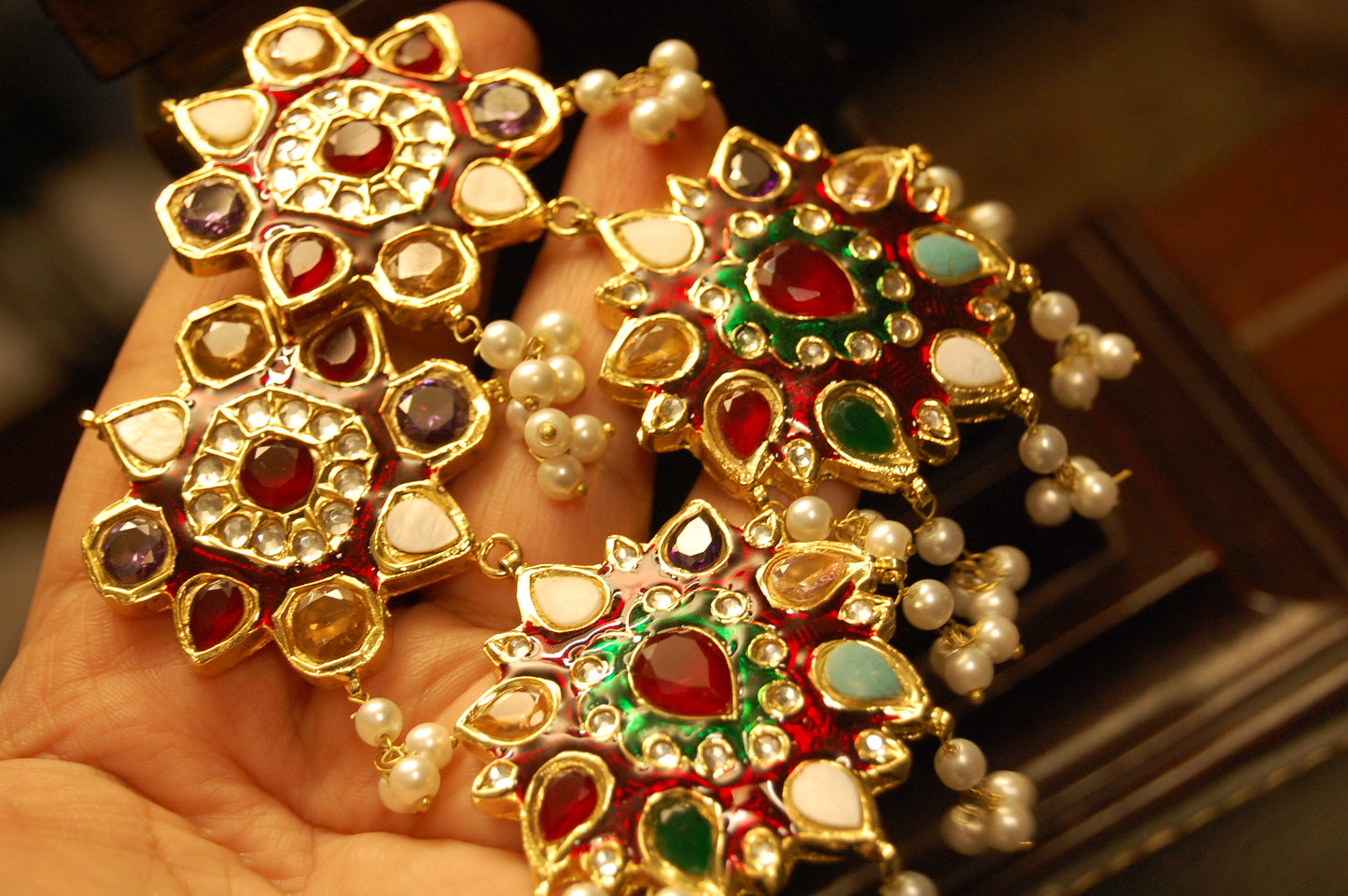 MULTI STONE EARRINGS