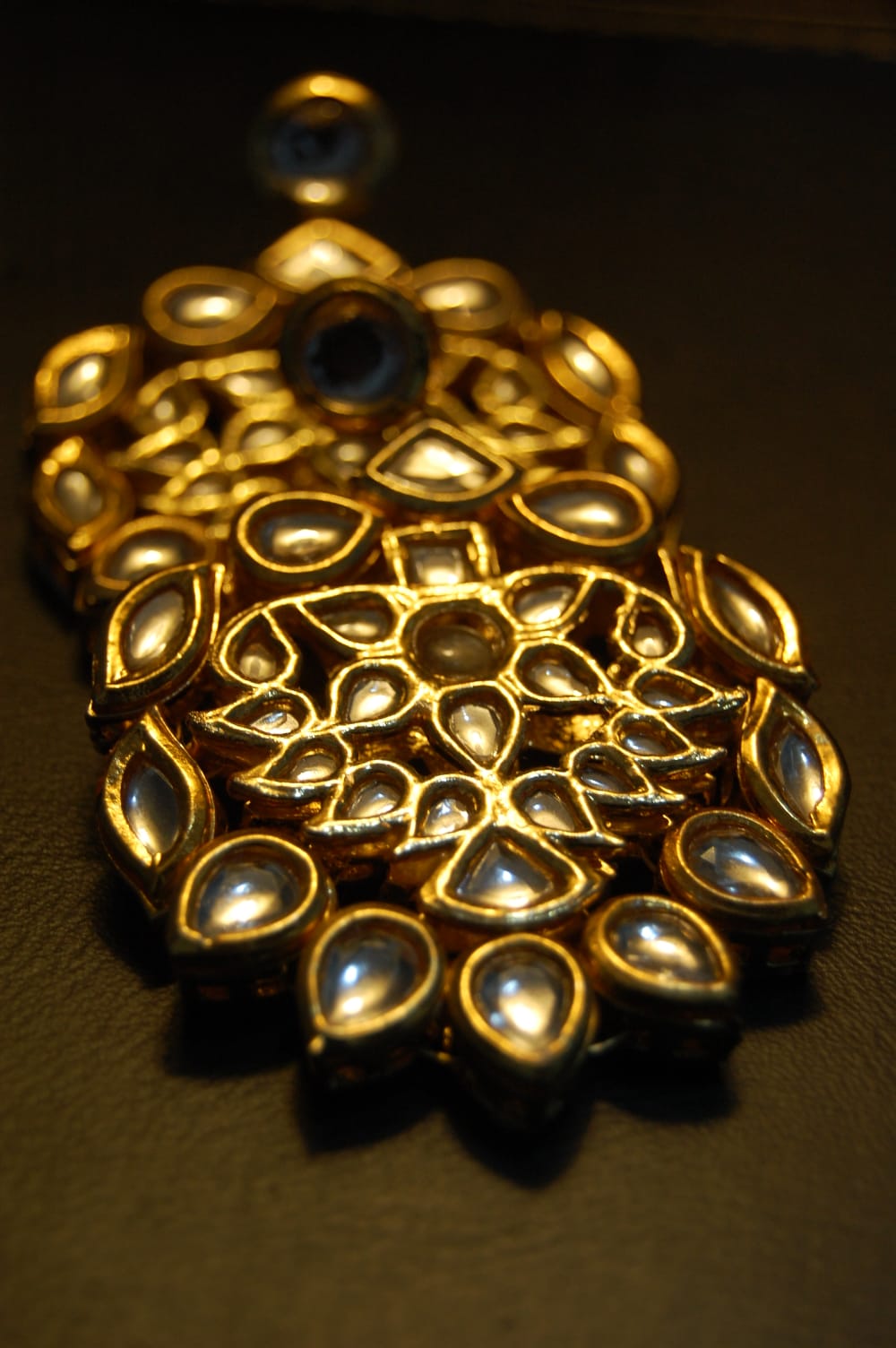 INDIAN POLKI KUNDAN EARRINGS
