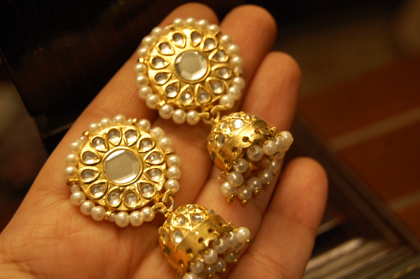 KUNDAN JHUMKAS