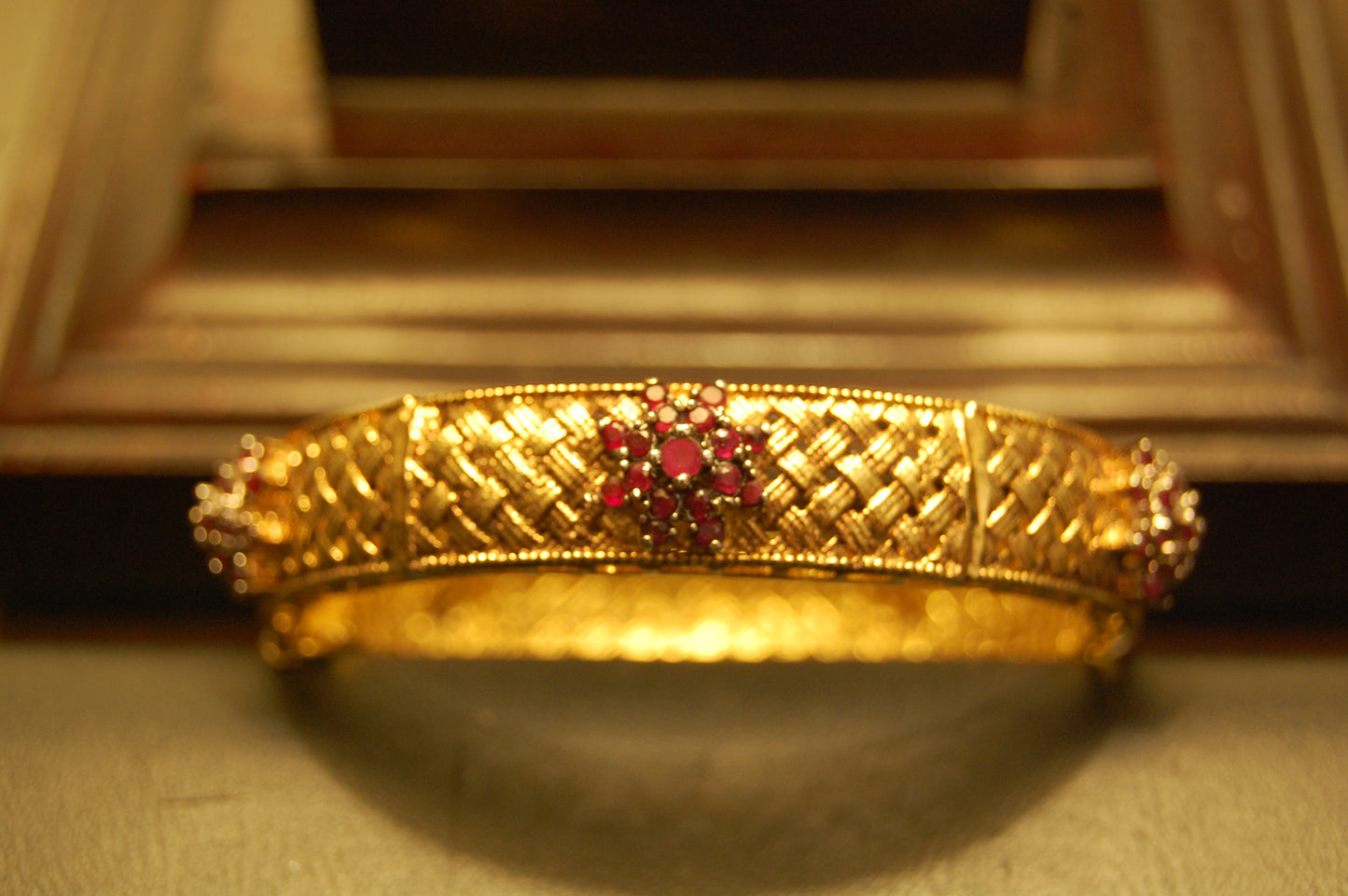 GORGEOUS KARA WITH RUBY RED FLOWERS
