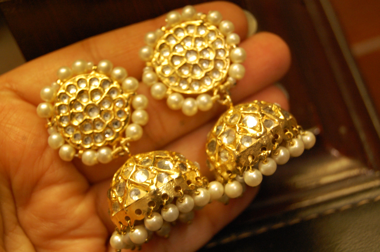 KUNDAN JHUMKAS
