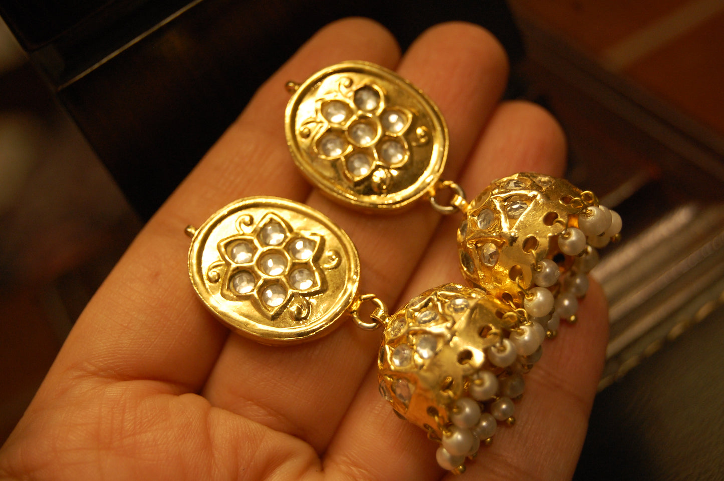 KUNDAN JHUMKAS