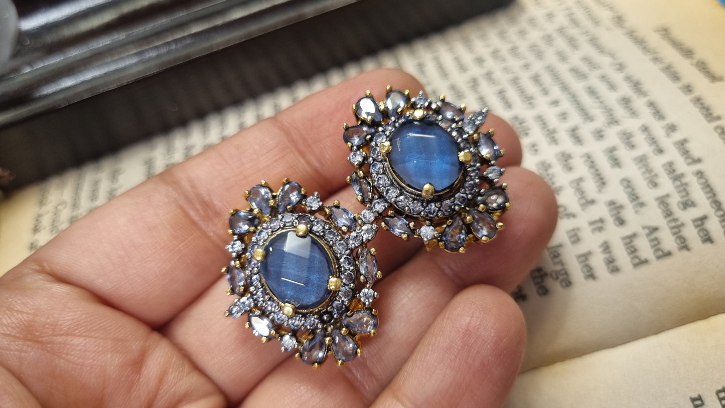 PURPLISH PLUE EARRINGS