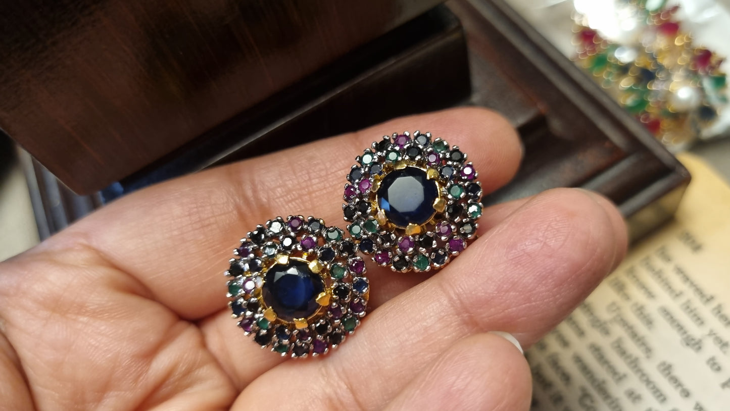 BLUE & MULTI EARRINGS