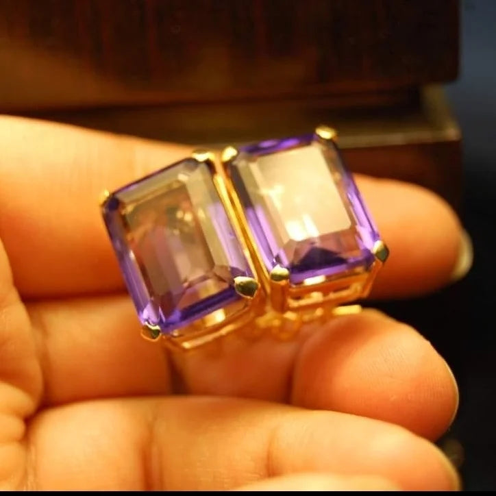 PURPLE EARRINGS