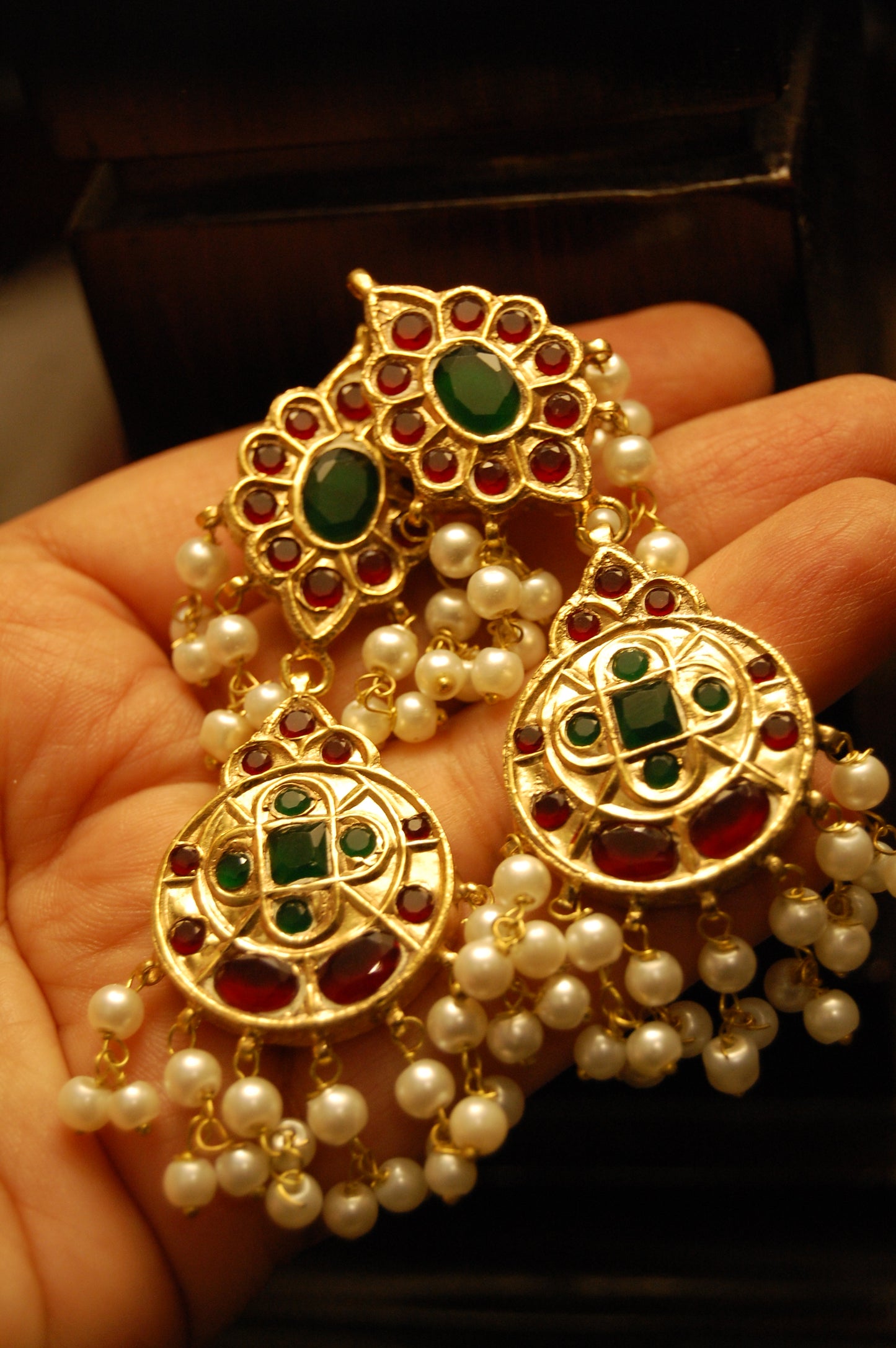 HEADBAND MATHAPATTI & EARRINGS SET