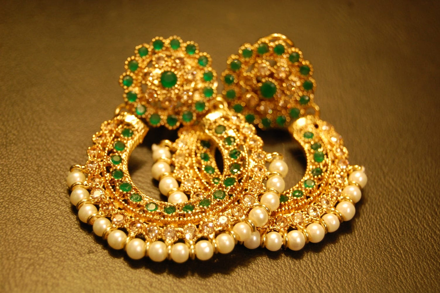 CHAAND BALAS IN CHAMPAGNE & GREEN