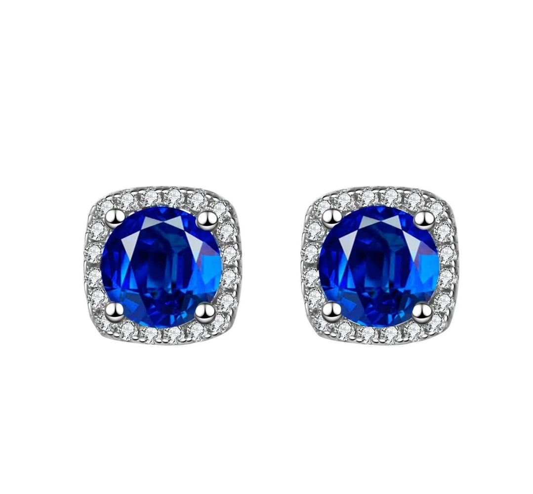 BLUE SMALL EARRINGS