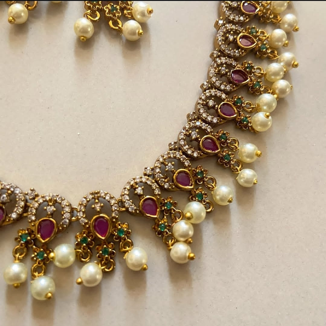 SOUTH INDIAN NECKLACE SET