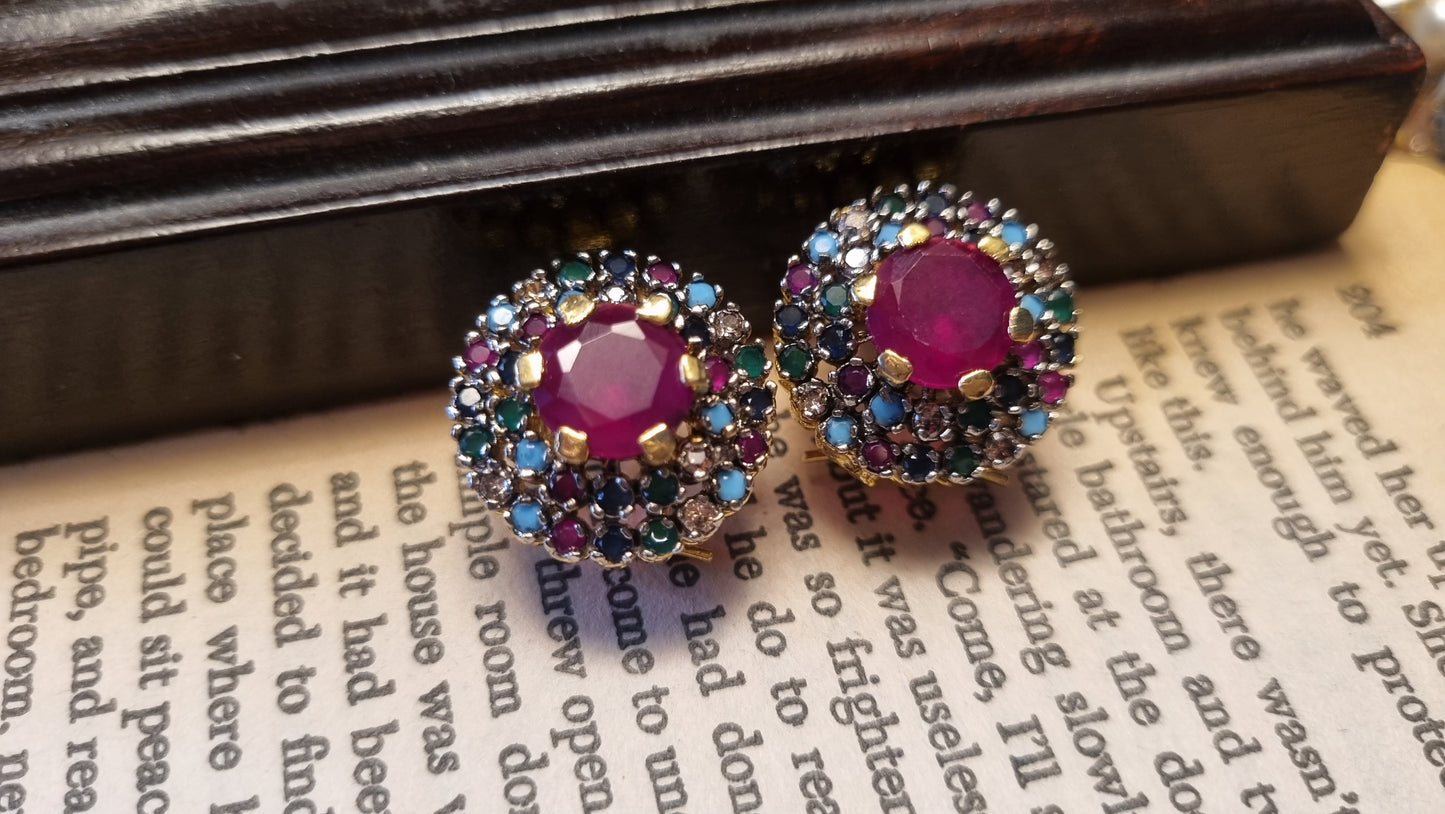 RED MULTI EARRINGS