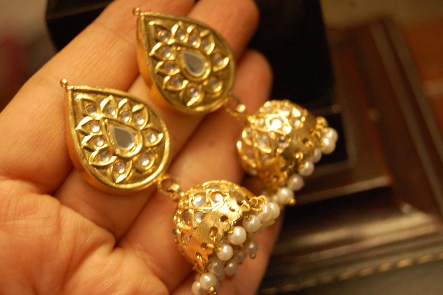 KUNDAN JHUMKAS