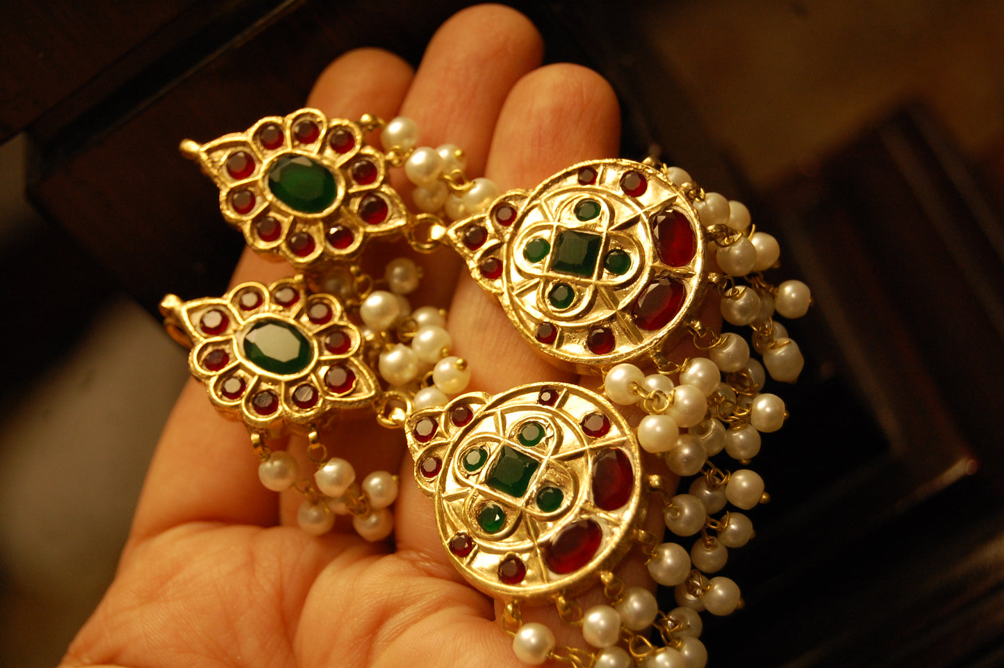 HEADBAND MATHAPATTI & EARRINGS SET