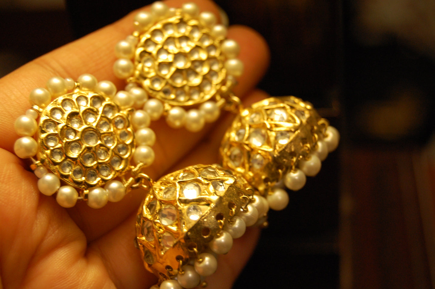 KUNDAN JHUMKAS