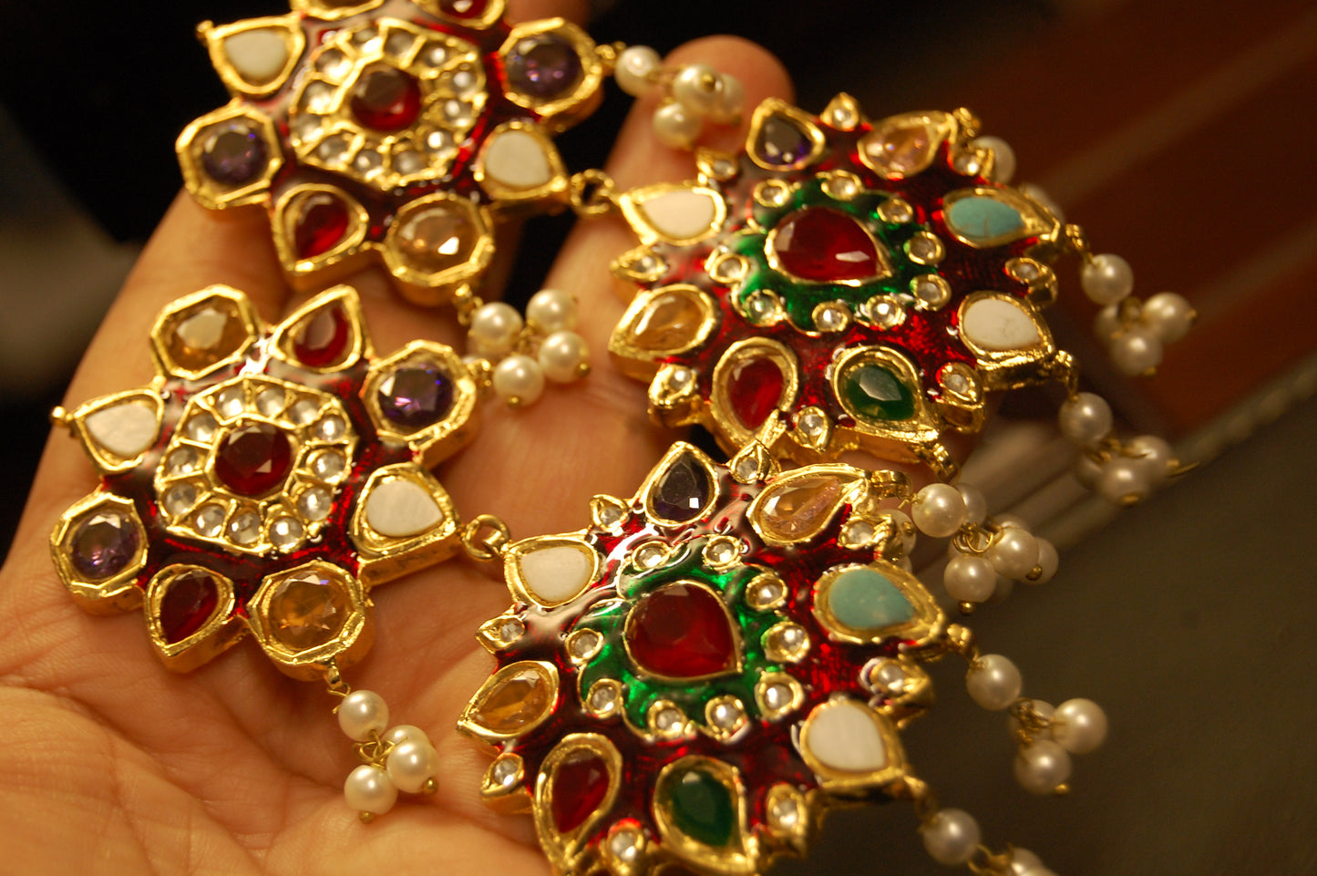 MULTI STONE EARRINGS
