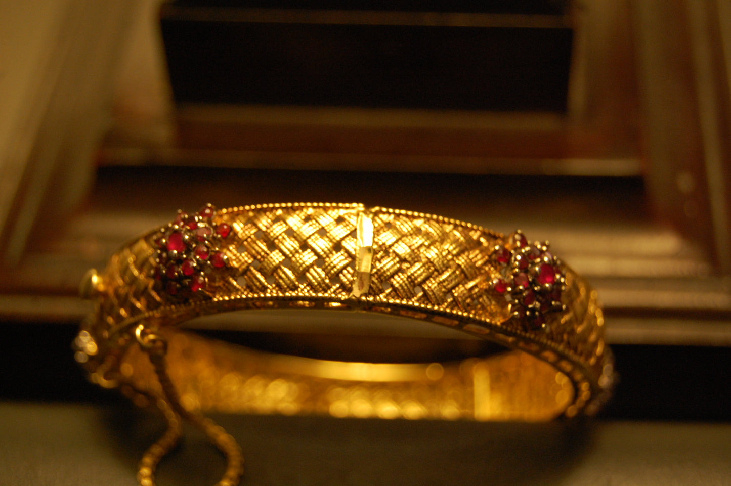 GORGEOUS KARA WITH RUBY RED FLOWERS