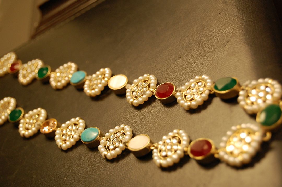MULTIJEWELLED KUNDAN MALA