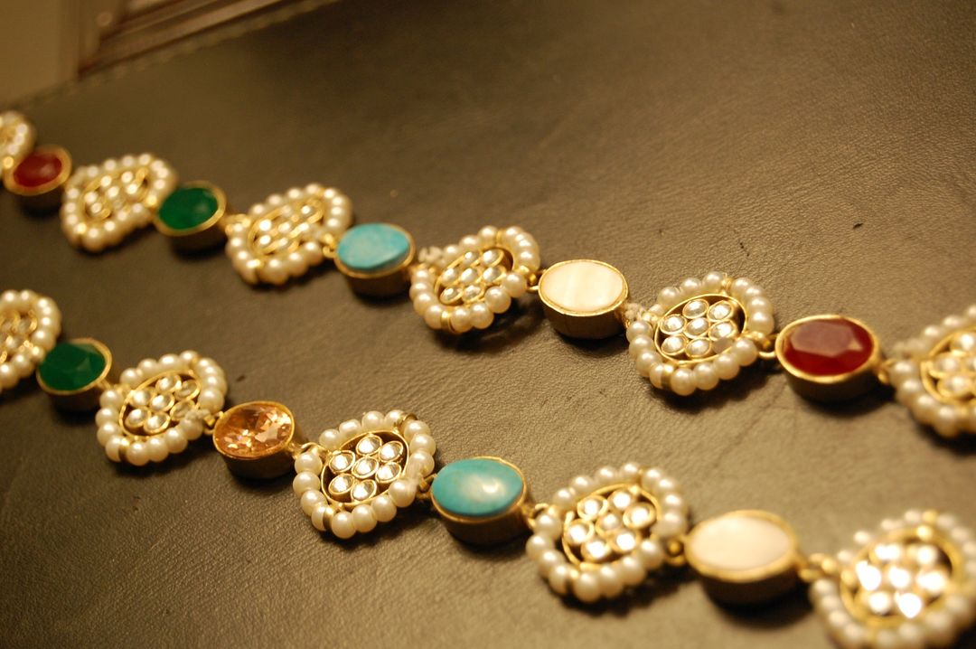 MULTIJEWELLED KUNDAN MALA