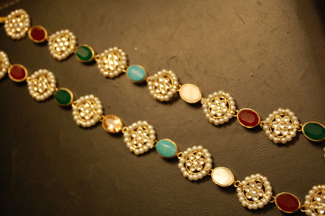 MULTIJEWELLED KUNDAN MALA