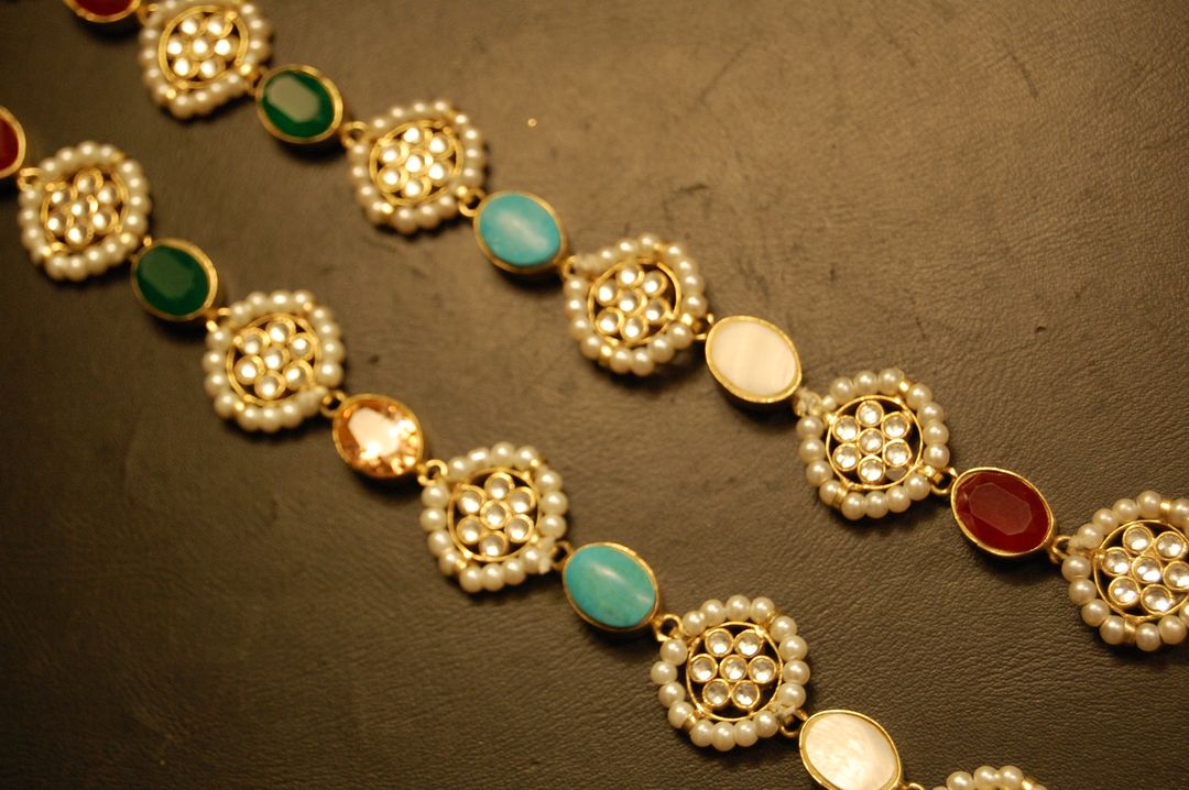 MULTIJEWELLED KUNDAN MALA