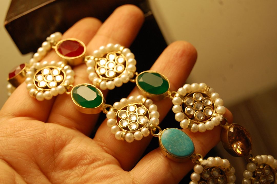 MULTIJEWELLED KUNDAN MALA