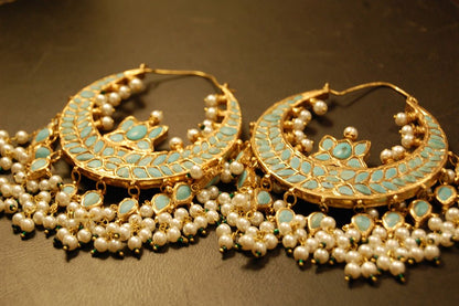 LARGE BALAS IN FEROZA & PEARLS