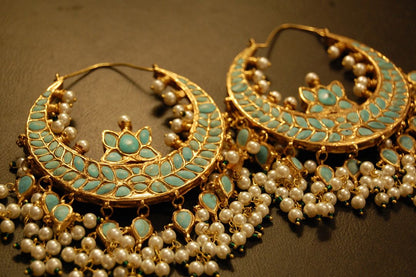 LARGE BALAS IN FEROZA & PEARLS