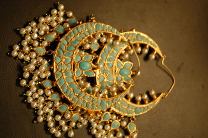 LARGE BALAS IN FEROZA & PEARLS